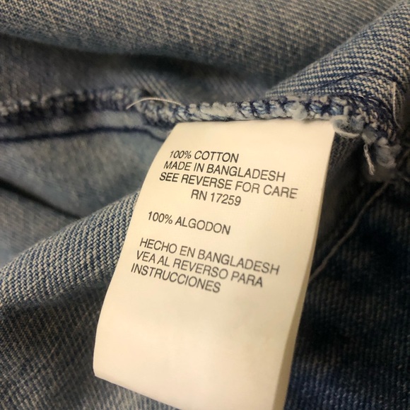 Vintage Upcycled Christmas Denim Jean Jacket Chenille Appliqué Snowman Medium - Picture 6 of 6